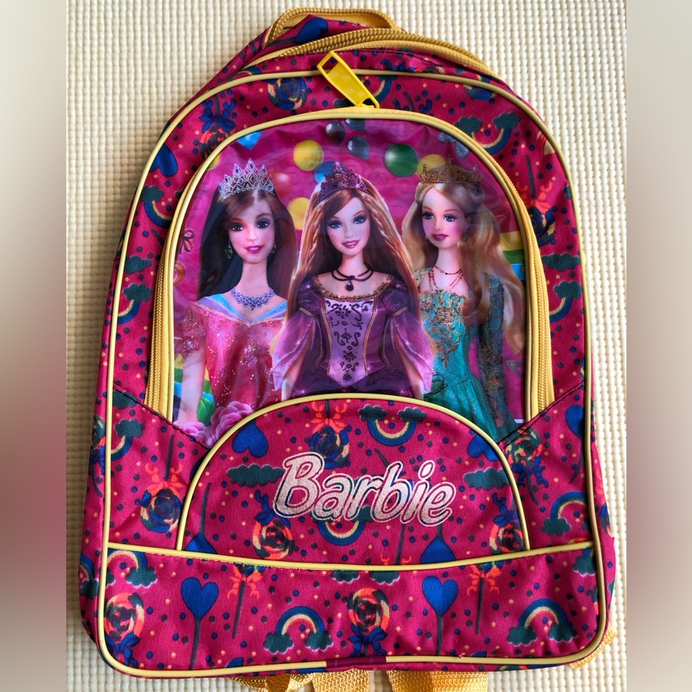 NEW Girls Kids Barbie Bag Backpack